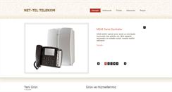 Desktop Screenshot of netteltelekom.com