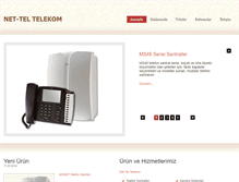 Tablet Screenshot of netteltelekom.com